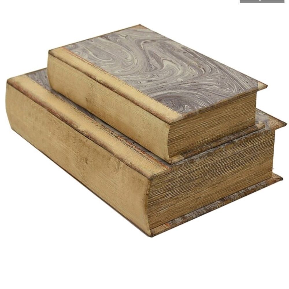 Vintage Style Decorative Book Boxes